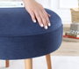 Atelier Del Sofa Puf Azul Oscuro